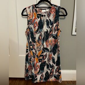 floral women’s vacation mini dress with tie from beach break